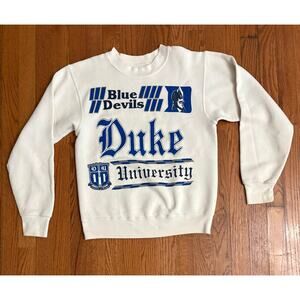Duke University VINTAGE Crewneck Sweatshirt Unisex Size Large- EUC